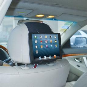 img 2 attached to 📱 TFY Universal Car Headrest Mount Holder for 7-11 inch Tablets - iPad, Samsung Galaxy Tab, and More