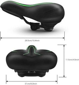 img 3 attached to BLUEWIND Bike Seat: Premium Comfort & Waterproof Memory Foam Saddle for Mountain Bikes & Road Bikes