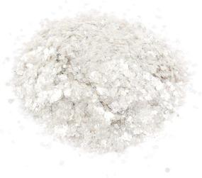 img 4 attached to ❄️ Snow White Shimmering Mica Flakes for Resin Painting, Arts & Crafts, Nail Art, DIY Decoration | Magical Natural Crushed Stone | Multi-Use 2-4mm (6-10 Mesh)