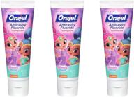 🦷 orajel shimmer and shine berry divine toothpaste bundle - 4.2 oz, pack of 3 - fluoride anticavity protection+ logo