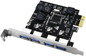 img 4 attached to LTERIVER PCIe USB 3.0 Card Adapter with Smart Power Control Technology - Enhance Your Windows Server PC's Connectivity!