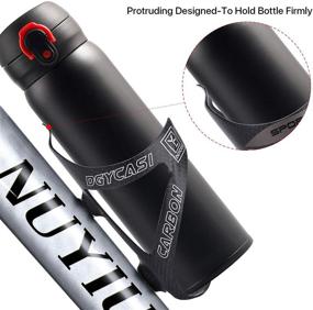 img 3 attached to 🚚 Full Carbon Fiber Bike Water Bottle Holder - Lightweight, Strong, and Antirust | Easy to Mount | Suitable for Road Bicycle, MTB Cycling | White (2 Pack)