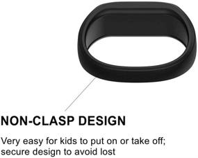 img 1 attached to Dunfire Kids Replacement Bands for Garmin Vivofit JR/Vivofit JR 2/ Vivofit 3, Non-Clasp Wristbands for Children - Enhanced SEO