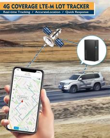 img 3 attached to 🚙 ABLEGRID 4G GPS трекер: устройство для реального отслеживания автомобилей с батареей на 10000 мАч, водонепроницаемый скрытый магнитный GPS-локатор для автомобилей