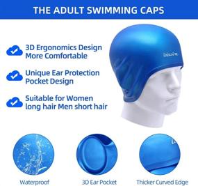 img 2 attached to Uniswim Swimming Professional Ergonomic Waterproof