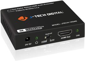img 4 attached to JTECH-18GAE 4K@60Hz HDMI Embedder with Optical and 3.5mm Audio Inputs, Supporting HDR, CEC, and HDCP2.2/1.4 at 18Gbps