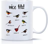 🐦 cute & colorful anyter 11oz ceramic coffee mug - funny fowl language bird watching cup, perfect christmas gift for women, men, and bird lovers logo