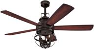 🏮 vintage ceiling fan: westinghouse lighting 7217100 stella mira 52-inch, reversible blades in oil rubbed bronze finish логотип