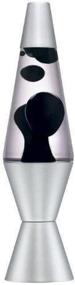 img 4 attached to 🌋 Lava Lite Classic Black Wax Liquid Glass Lava Lamp with Clear Silver Base for Home, Dorm Room, or Office - New, Retro-Style Classic