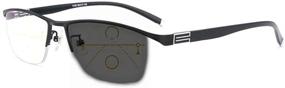 img 4 attached to MINCL/Sun Adjustable Vision Multifocal Progressive Reading Glasses with Photochromic Lenses