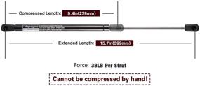 img 2 attached to 🔧 C16 09209 Shocks Struts Camper Tonneau: Upgrade Your Ride with Superior Suspension and Enhanced Cargo Protection