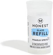 🍃 honest company, eco-friendly glass cleaning pods - pomelo spritz scent, 56 fl oz logo