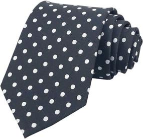 img 3 attached to 👔 Elfeves Classic Polka Jacquard Necktie: Stylish Boys' Accessory for Tying the Perfect Knot