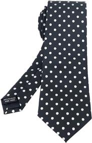 img 4 attached to 👔 Elfeves Classic Polka Jacquard Necktie: Stylish Boys' Accessory for Tying the Perfect Knot