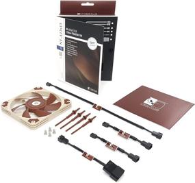 img 1 attached to Noctua NF-A12x15 FLX, премиум-вентилятор для тихой работы, 3-х пиновый (120x15 мм, коричневый)