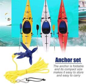 img 3 attached to 🚣 ISURE MARINE Kayak Anchor Kits: Portable Folding Buoy Kit for Small Boats, Kayaks, and More