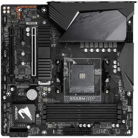 img 1 attached to Материнская плата Gigabyte B550M AORUS PRO-P: совместима с AMD Ryzen 5000, Micro ATX, тепловой держатель M.2, HDMI, DVI, USB 3.2 Gen 2, DDR4