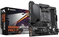 материнская плата gigabyte b550m aorus pro-p: совместима с amd ryzen 5000, micro atx, тепловой держатель m.2, hdmi, dvi, usb 3.2 gen 2, ddr4 логотип