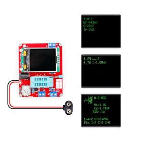 img 3 attached to 🔧 High-Performance Treedix GM328 Transistor Tester & Frequency Tester: PWM Square Wave LCR Meter, Voltmeter, Full Color Screen Graphics DIY Kit with Acrylic Case