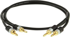 img 2 attached to Mediabridge 12AWG Ultra Series Speaker Cable W/Dual Gold Plated Banana Tips (3 Feet) - CL2 Rated - High Strand Count Copper (OFC) Construction - Black [New &Amp