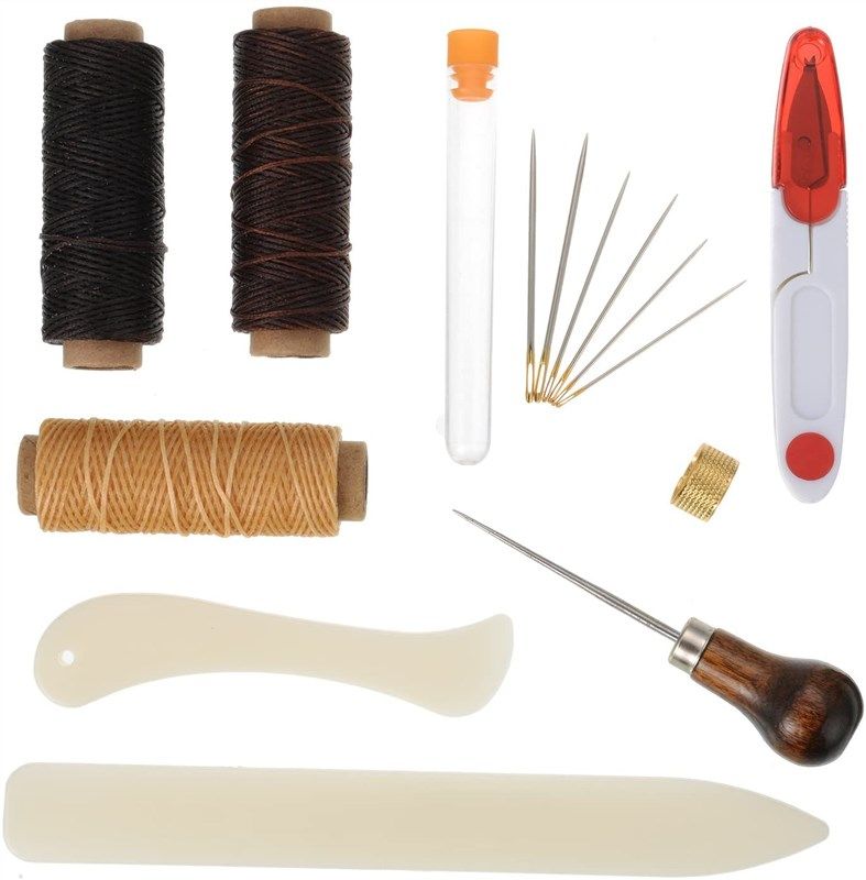 33 Pcs Bookbinding Kit Includes 4 Bone Folder Paper Creasers Bookbinding  Needle