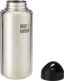 img 1 attached to 🆕 New 2018 Klean Kanteen Wide Mouth Stainless Steel Water Bottle - Single Wall, Leak Proof Interior Cap