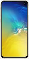 📱 renewed samsung galaxy s10e dual sim 5.8" lte smartphone – 128gb+6gb ram, factory unlocked (international model, canary yellow) logo