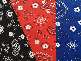 img 2 attached to Iron On Clothing Patches: 👕 Stylish Bandana Prints for Easy Sewing