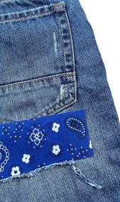 img 1 attached to Iron On Clothing Patches: 👕 Stylish Bandana Prints for Easy Sewing