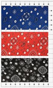 img 3 attached to Iron On Clothing Patches: 👕 Stylish Bandana Prints for Easy Sewing