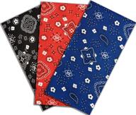 iron on clothing patches: 👕 stylish bandana prints for easy sewing логотип