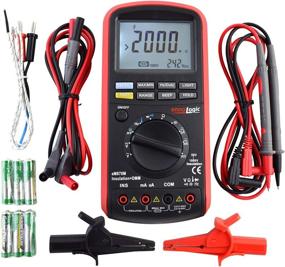 img 4 attached to 🔌 High-Voltage Insulation Tester: 50k-2G Insulation Resistance, Megohmmeter, Multimeter, DC/AC TRMS Voltage/Current, Resistance, Capacitance, Frequency, Temperature