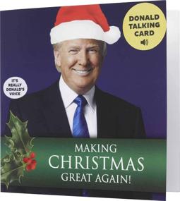 img 4 attached to 🎅 Trump Christmas Card President - Unique Talking Greeting Card for the Holidays