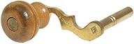 ⏰ brass blessing grandfather clock mainspring winder - key no. 10 (5236) crank for modern models logo