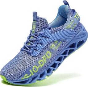 img 3 attached to 👟 FRSHANIAH Men's Breathable Running Shoes: Non-Slip Fashion Sneakers for Active Athletes