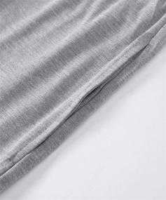 img 1 attached to Latuza Bamboo Viscose Bottoms Pockets Men's Clothing in Sleep & Lounge