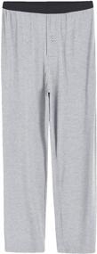 img 4 attached to Latuza Bamboo Viscose Bottoms Pockets Men's Clothing in Sleep & Lounge