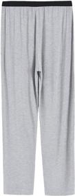 img 3 attached to Latuza Bamboo Viscose Bottoms Pockets Men's Clothing in Sleep & Lounge