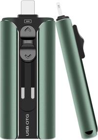 img 4 attached to 📱 256GB Flash Drive for iPhone & Android, High-Speed Thumb Drive, USB Memory Stick with Photo Stick Feature - External Storage for iPhone/iPad/Android/PC (Dark Green)