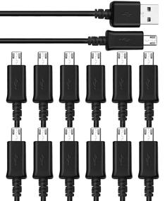 img 4 attached to TekSonic 12 Pack Micro Cable Multi