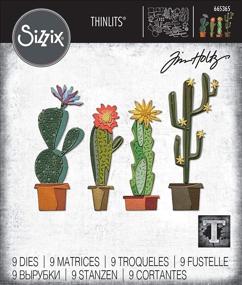 img 1 attached to Sizzix Thinlits Cactus 665365 Multicolor
