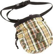 stay stylish and organized: prana men's plaid chalk bag with belt logo