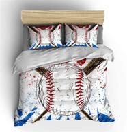 abojoy vintage baseball microfiber comforter logo