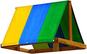 img 4 attached to 🎪 Multicolor Swing-N-Slide WS 4403 52&#34; x 90&#34; Swing Set Replacement Tarp: Enhance Your Outdoor Playtime!