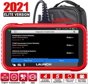 img 4 attached to Upgrade CRP123E OBD2 Scanner Code Reader for Car Diagnostics – ABS SRS Engine Transmission, Touchscreen Wi-Fi, One-Click Lifetime Free Updates, Includes Carry Bag – Enhanced Version of CRP123
