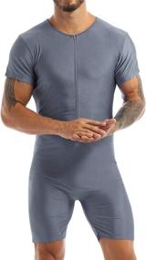 img 4 attached to Easyforever Stretchy Athletic Wrestling Bodysuit Sports & Fitness