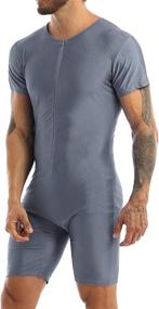 img 2 attached to Easyforever Stretchy Athletic Wrestling Bodysuit Sports & Fitness