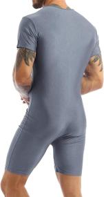 img 1 attached to Easyforever Stretchy Athletic Wrestling Bodysuit Sports & Fitness