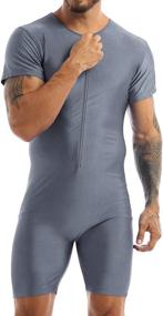 img 3 attached to Easyforever Stretchy Athletic Wrestling Bodysuit Sports & Fitness