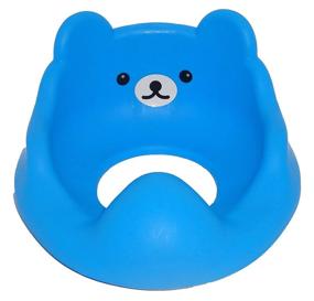 img 1 attached to 🚽 Teddy Potty Training Toilet Seat: 2-in-1 Solution for Easy and Fun Toddler Toilet Training (Blue & Pink)
